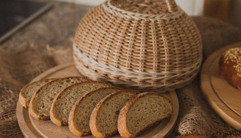 تصویر 2 از سبد حصیری نان مناسب چیدمان صبحانه و پذیرایی